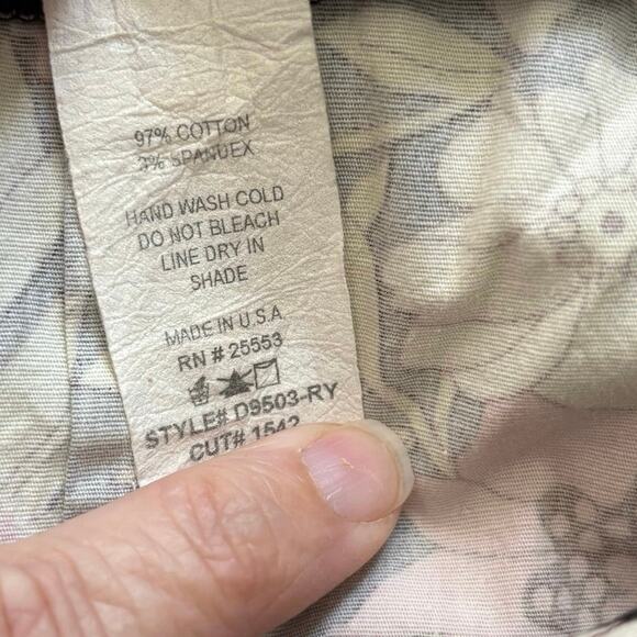 Peep Studio Size M 8 10 11 Strapless Dress Floral Print Retro Made in USA Y2K - Picture 4 of 4